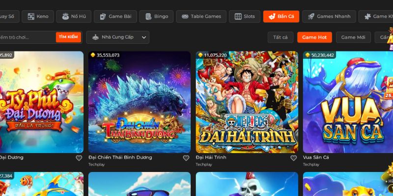 Bắn cá online càng bắn càng trúng