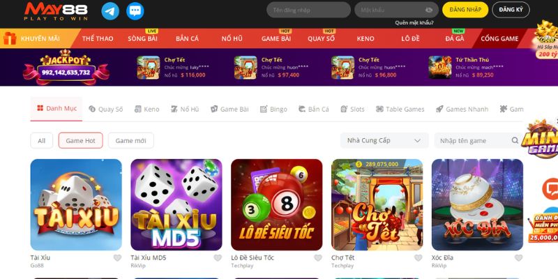 Thư viện game MAY88 chơi là cuốn