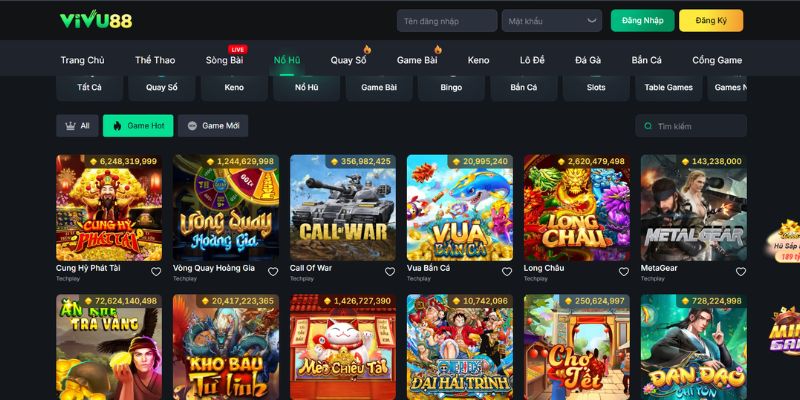 Sảnh casino online đa dạng trò chơi, chơi là mê